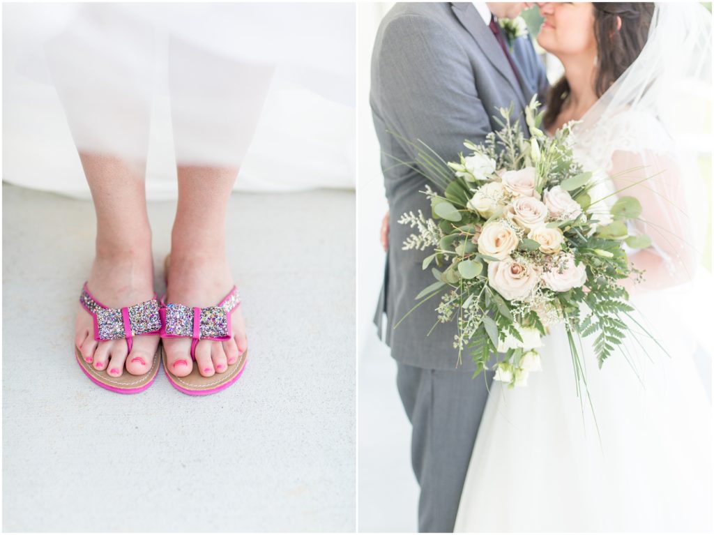 bride details-wedding shoes 