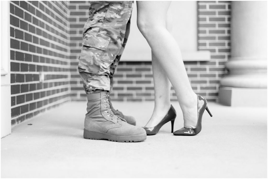 army boots and high heels- details from Lawrenceville GA Military Engagement