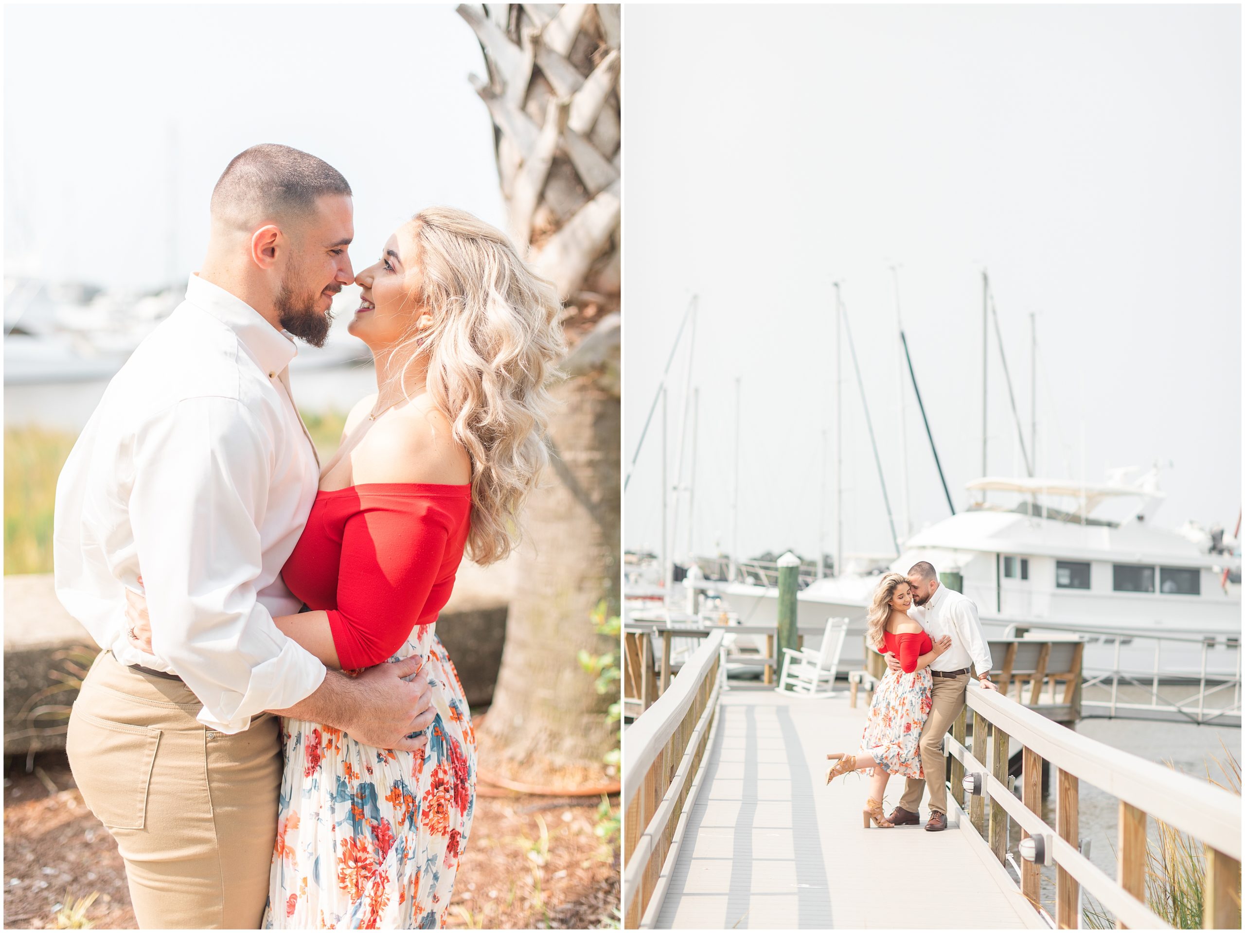 Waterfront Engagement Session in Charleston