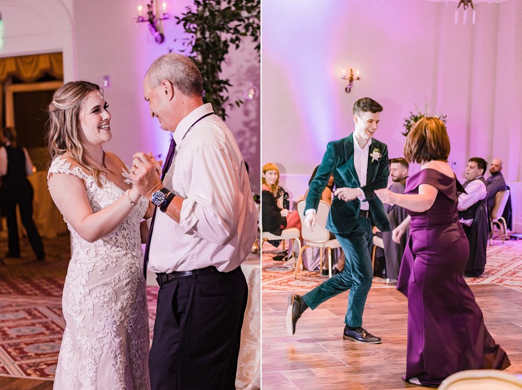 parent dances for Asheville NC wedding reception