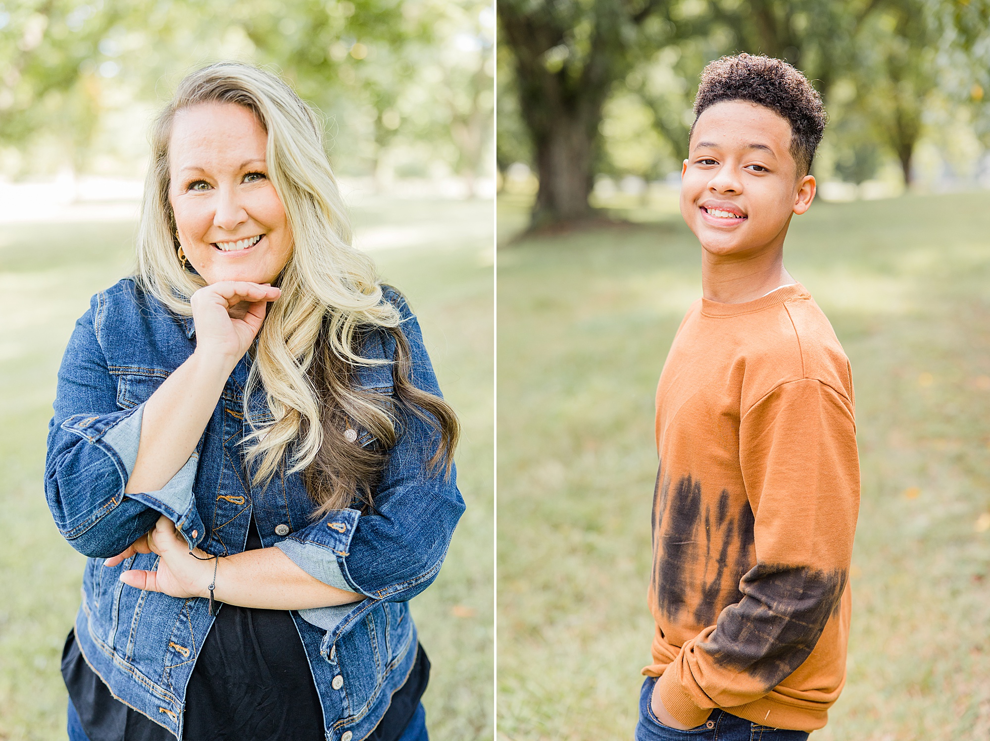 portraits of mom and son in Charlotte NC 