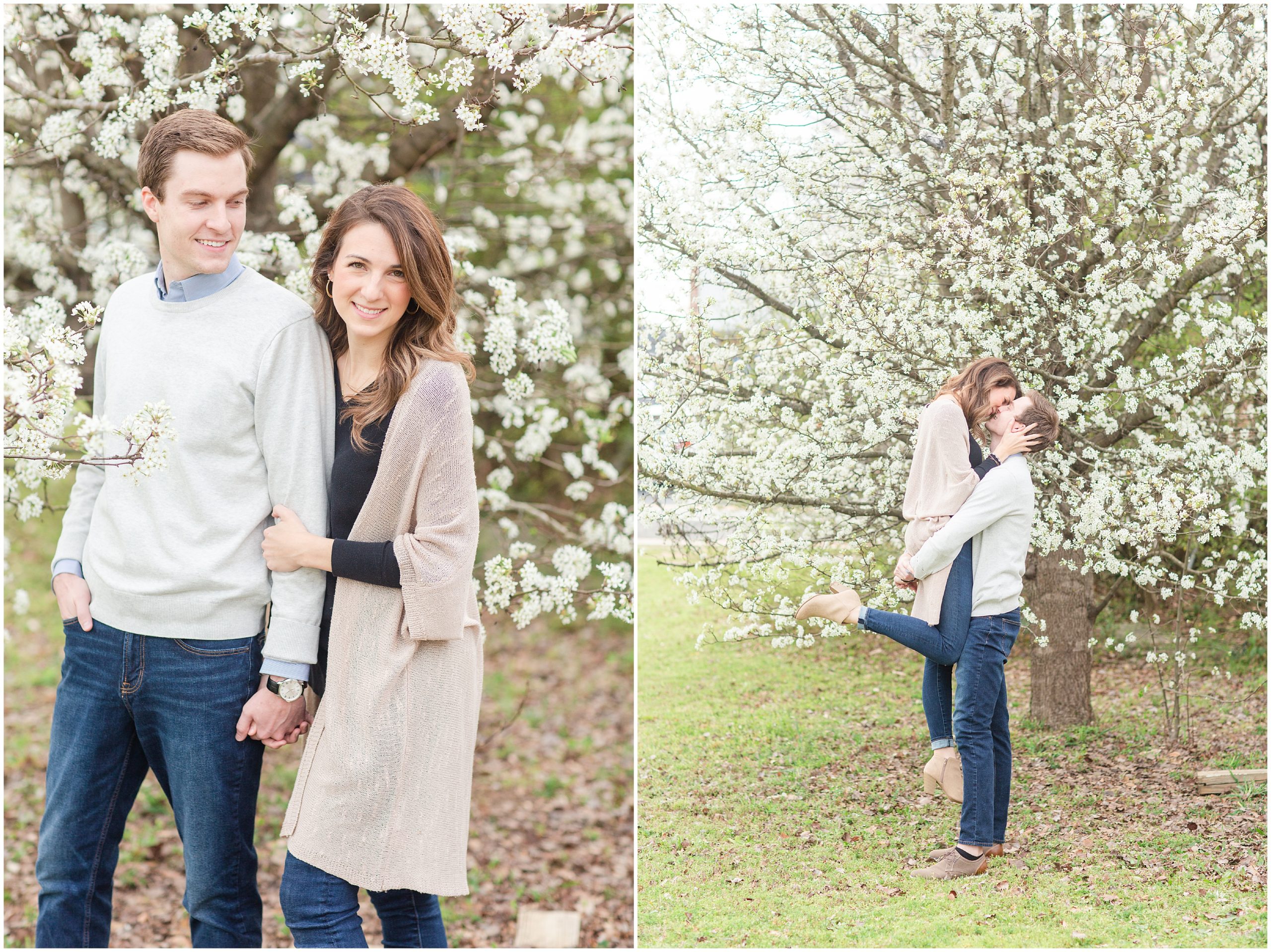 spring time anniversary photos with GA portrait photographer