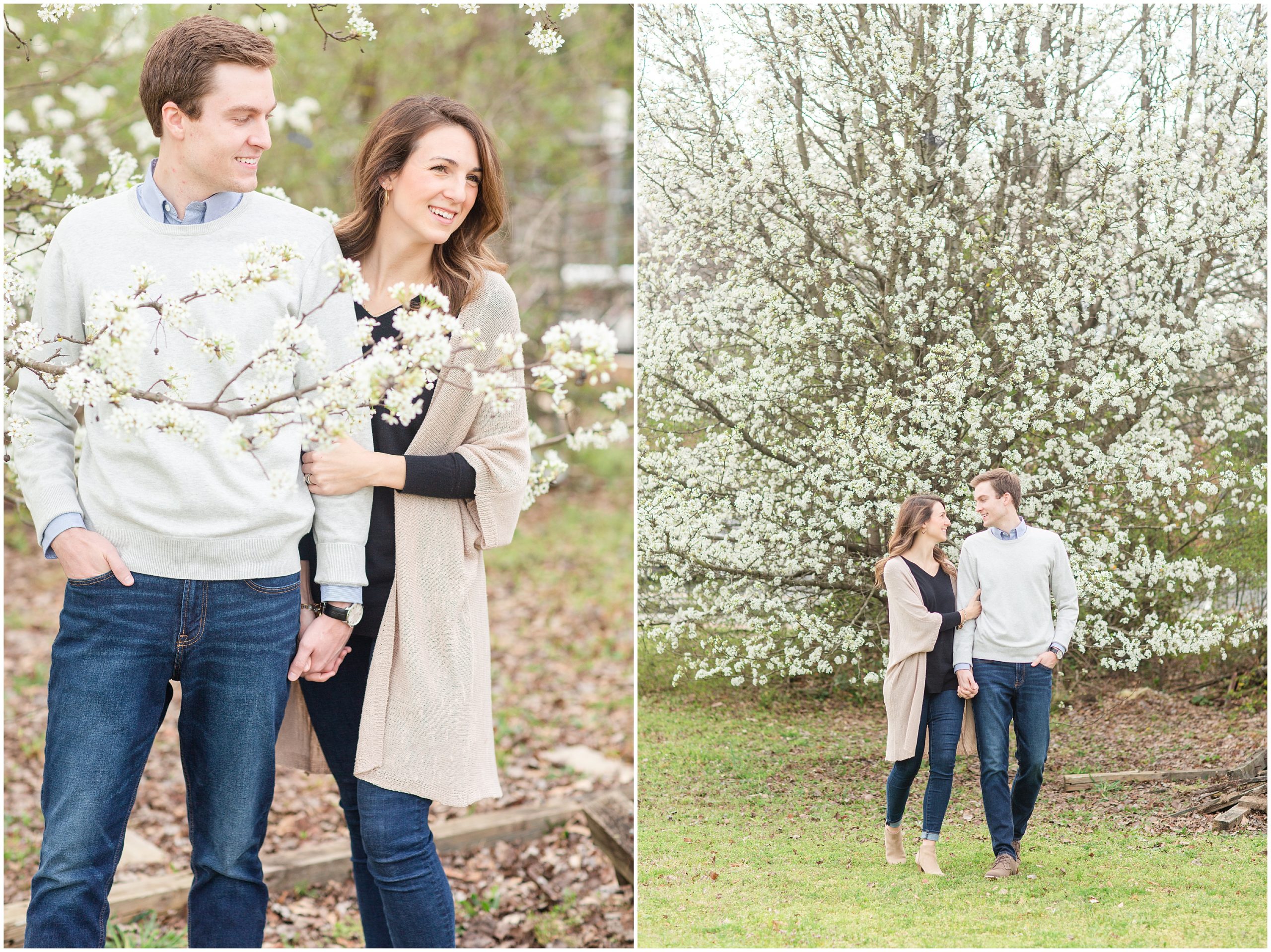 springtime anniversary session for married couple in Georgia