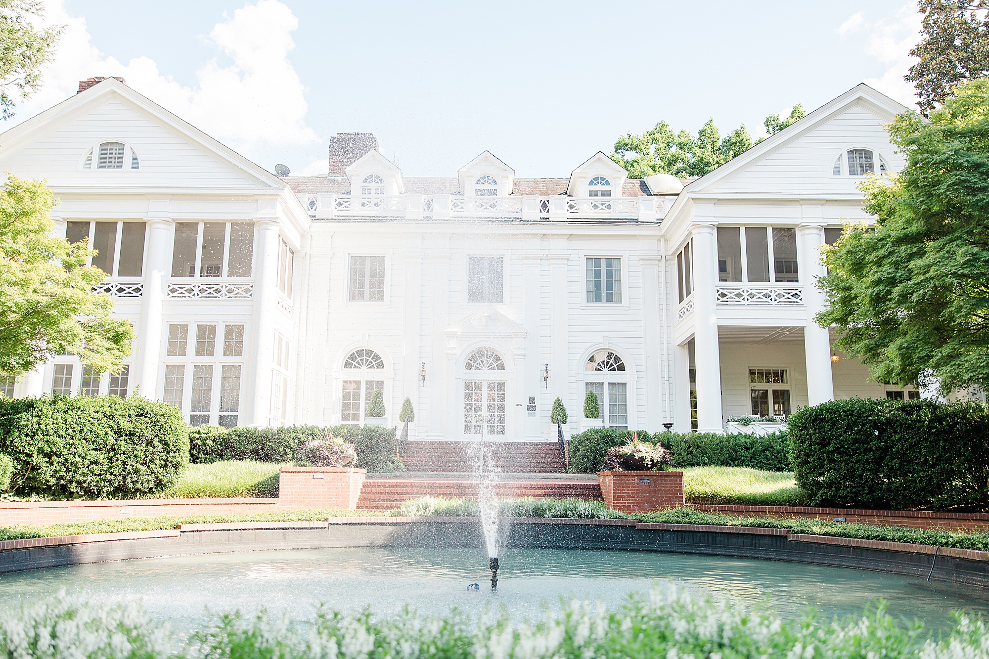Duke Mansion engagement session in Charlotte NC photographed by Morgan Amanda Photography