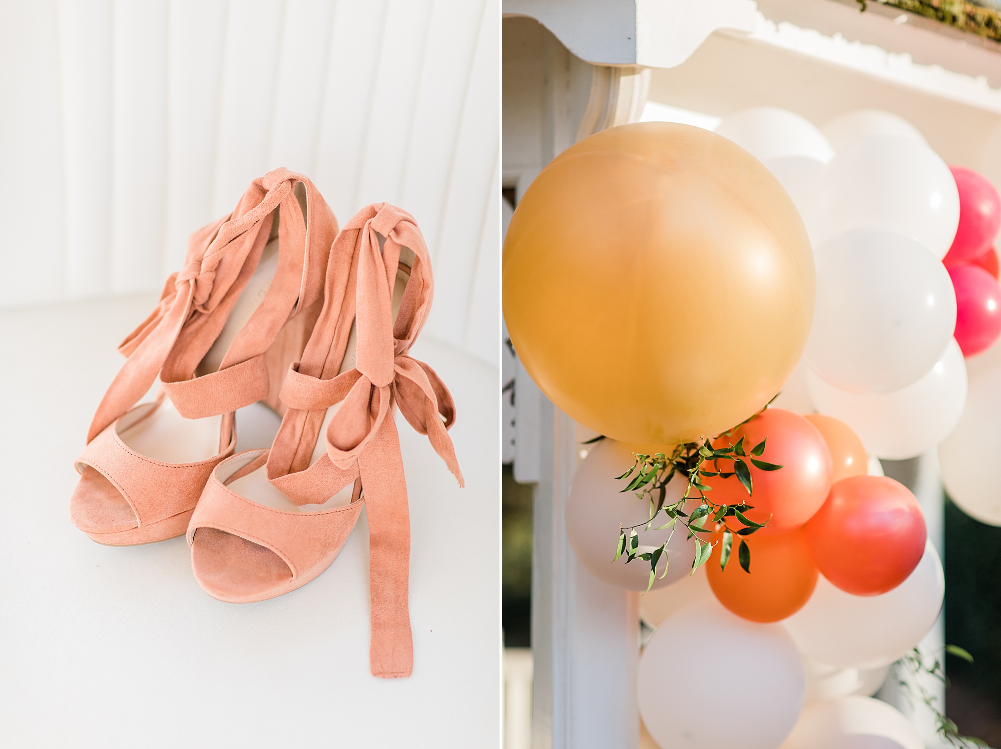 bride's colorful details for Whitehead Manor styled shoot