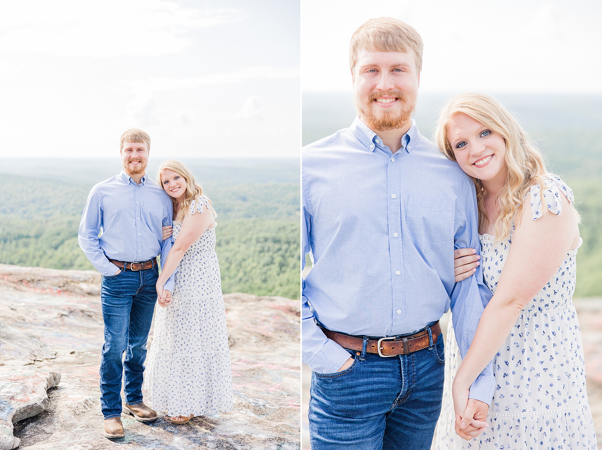 SC engagement session on top of mountain