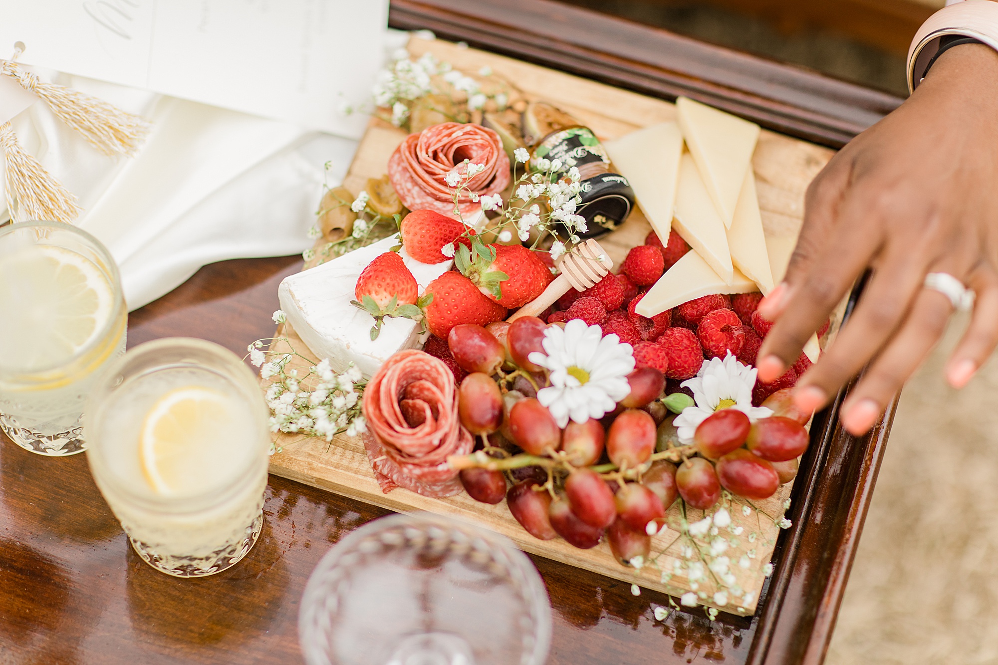 styled charcuterie board from Brie's Boards