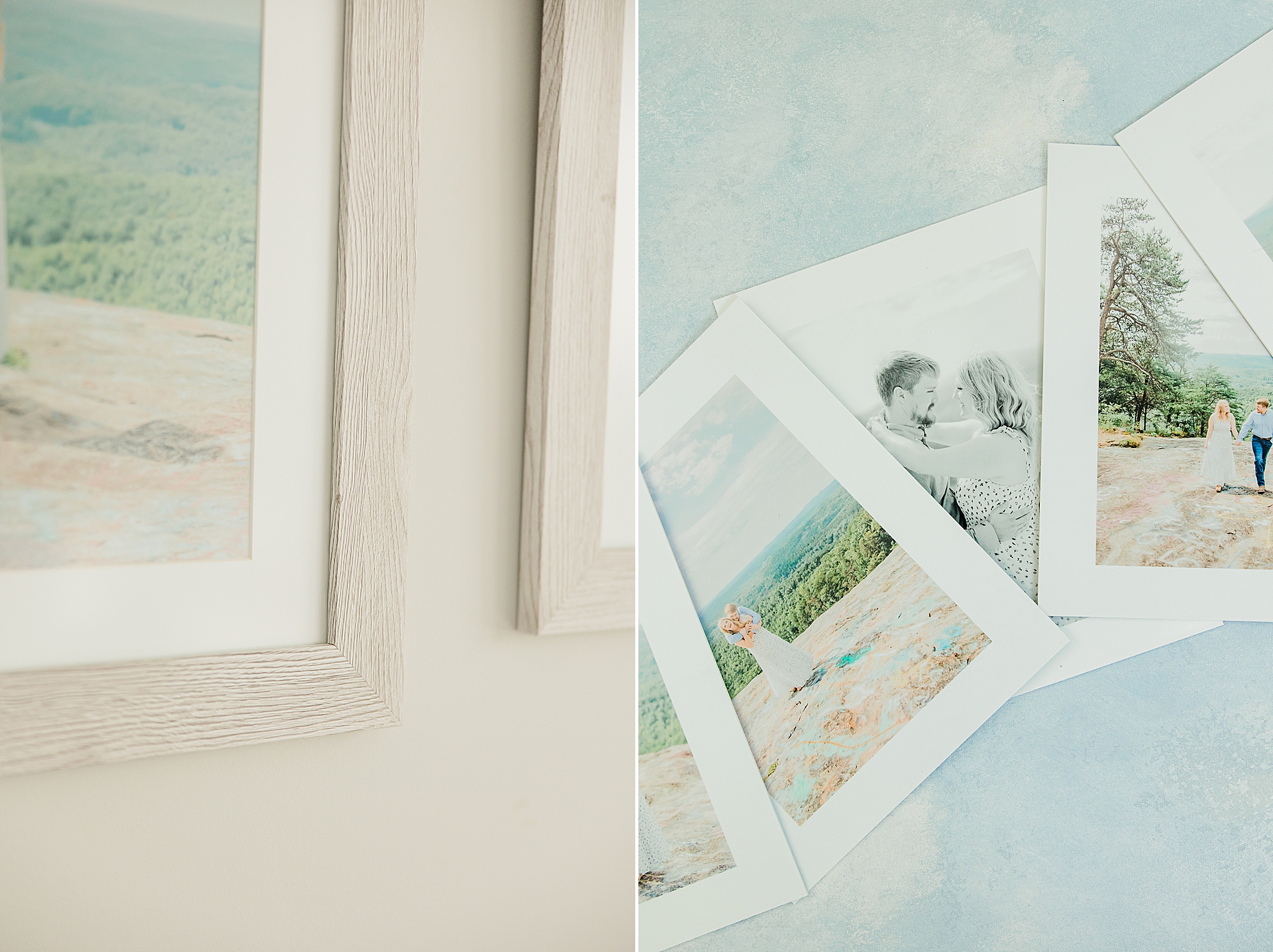 printed products from NC family and wedding photographer Morgan Amanda Photography