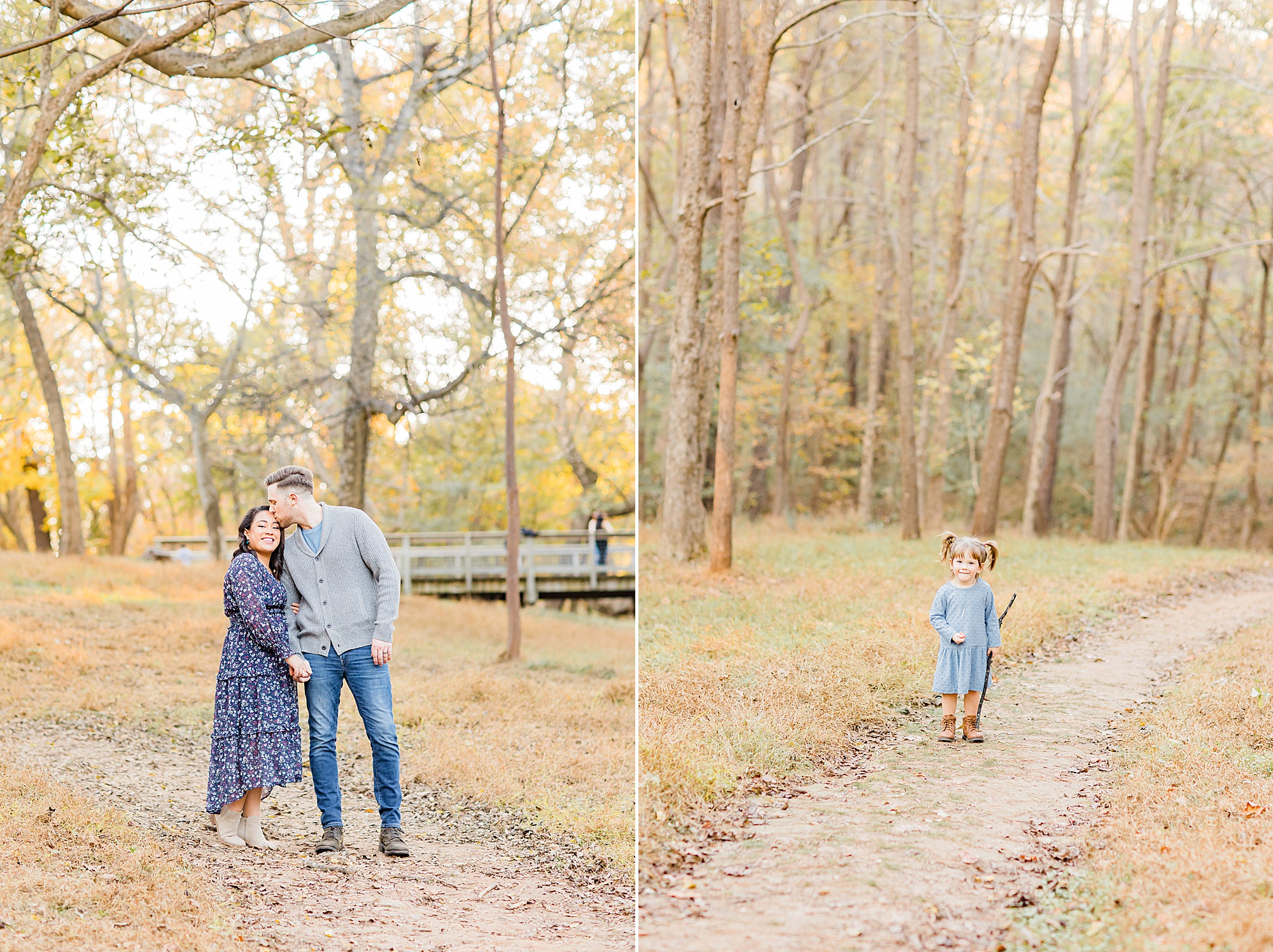 fall family portraits in Duluth GA park