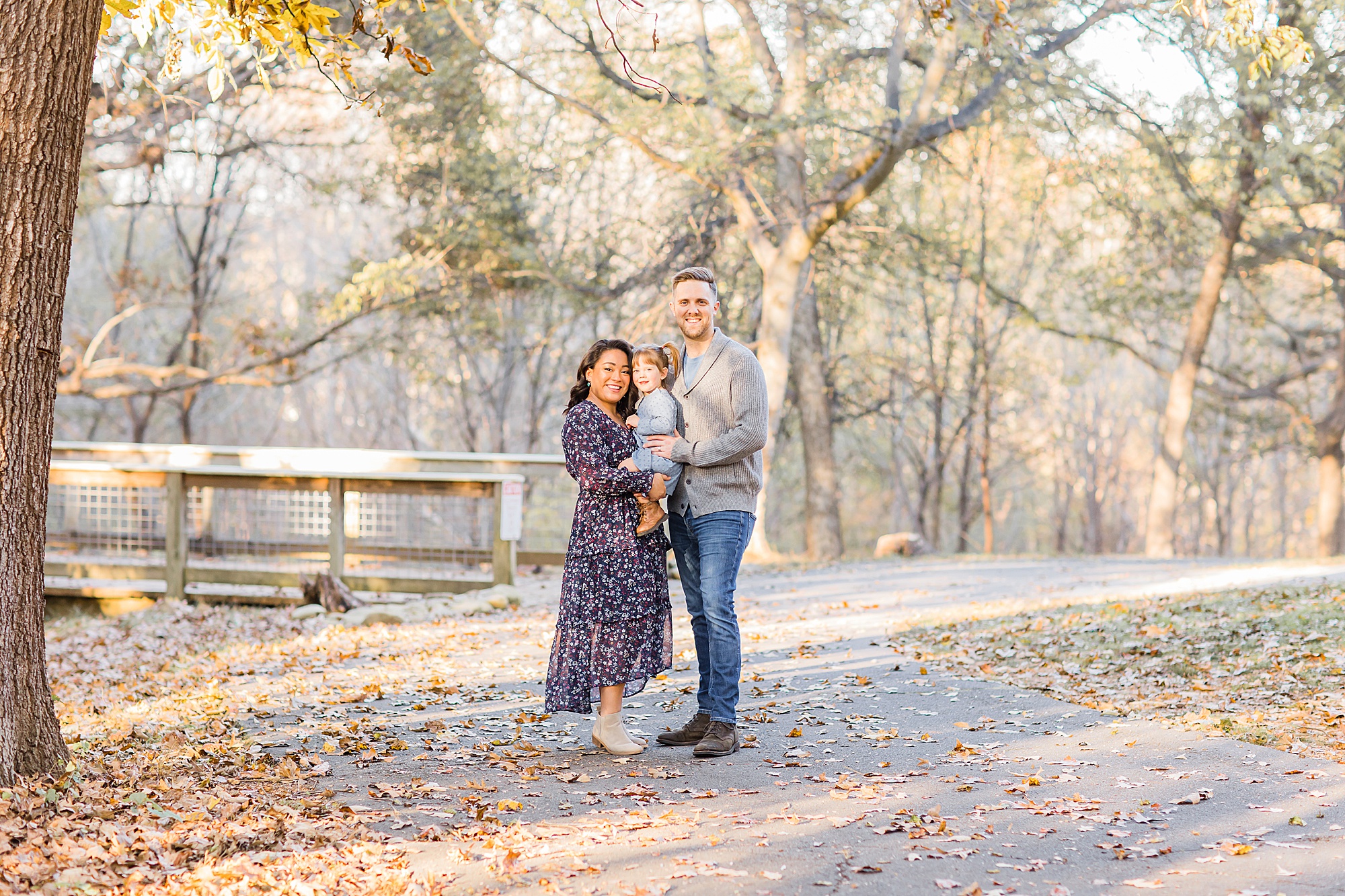 fall portraits for family with toddler in Georgia 