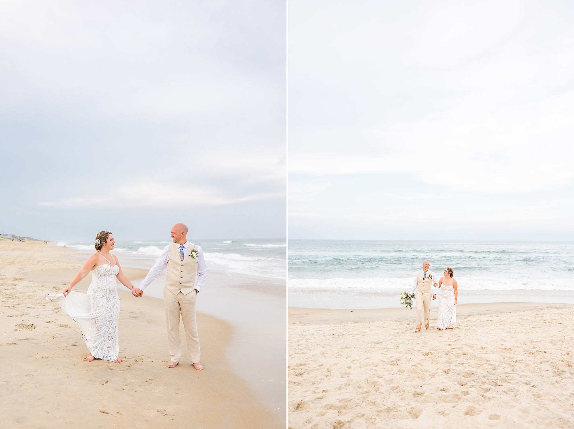 sunset wedding photos in the Outer Banks