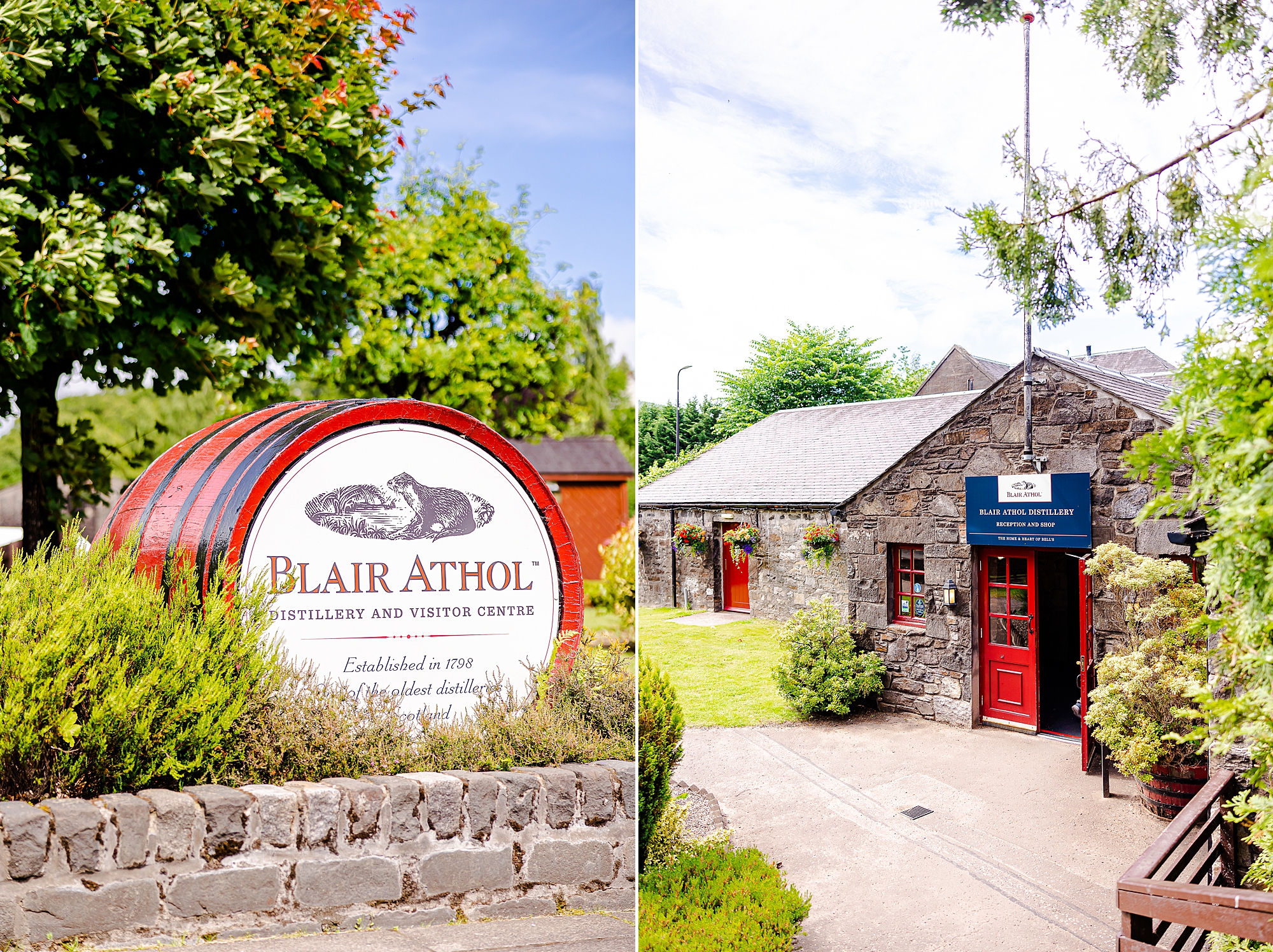 Blair Athol Distillery in Scotland