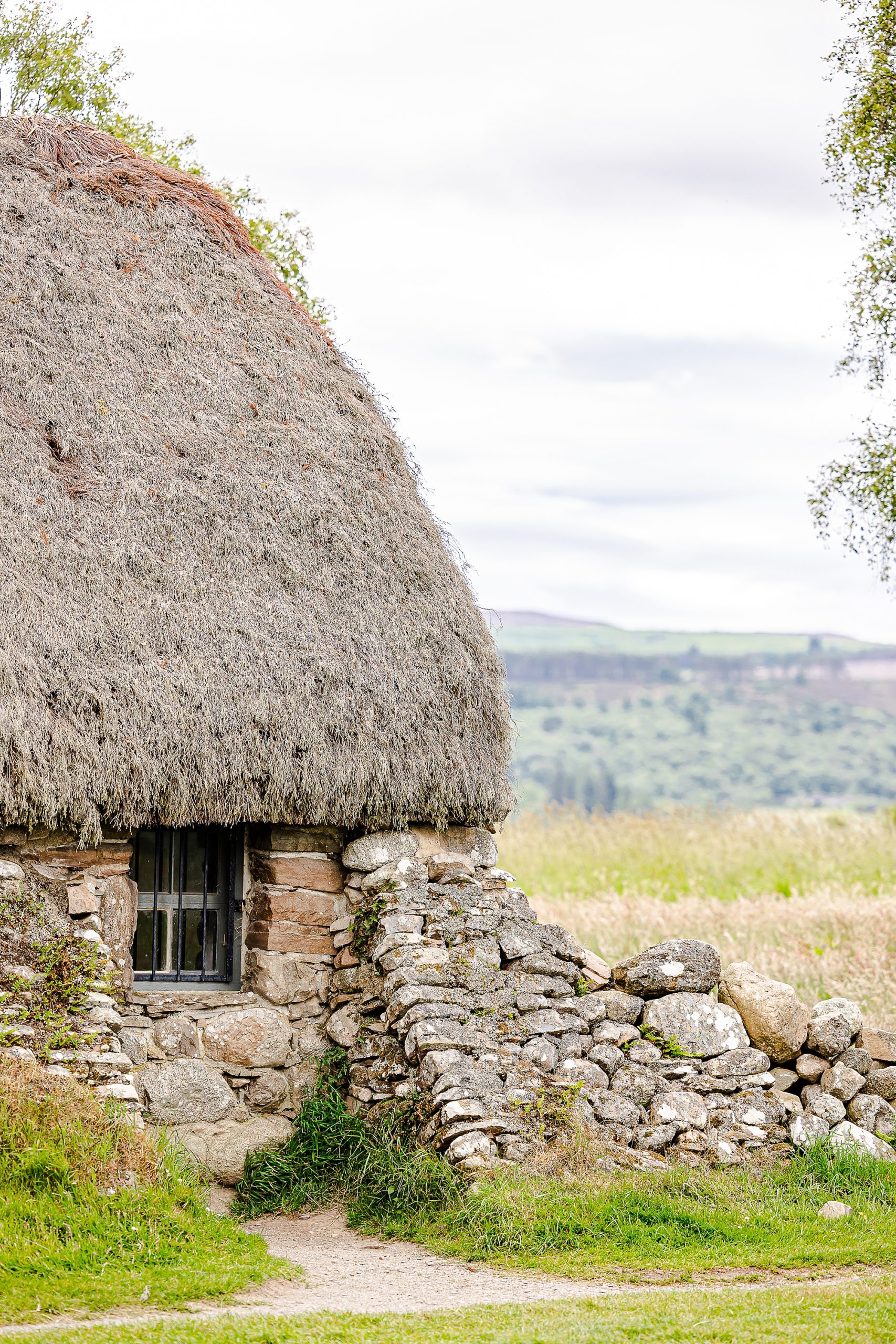 straw and stone home in Inverness 