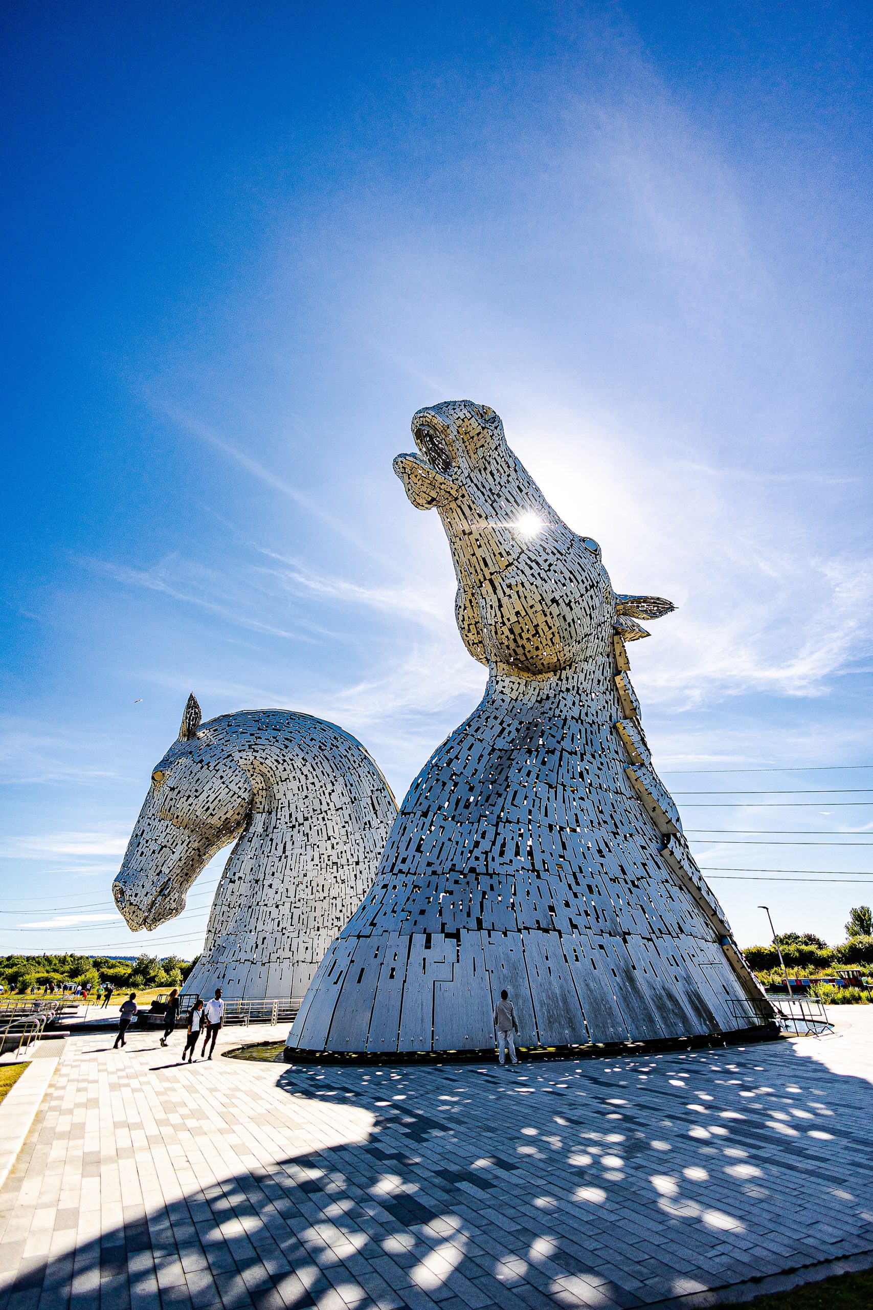 Kelpies statues in Scotland 
