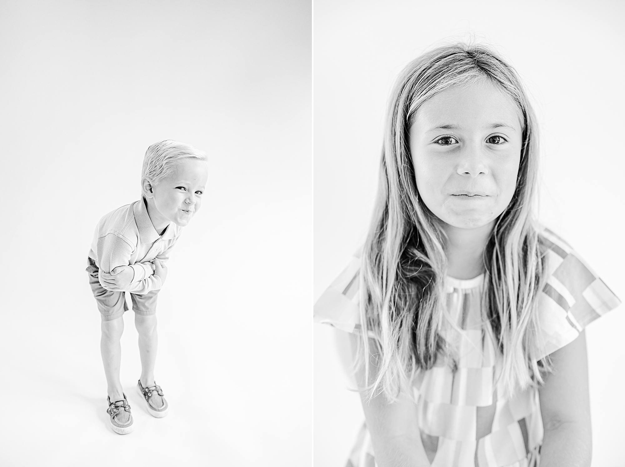 girls play during Classic children's personality portraits