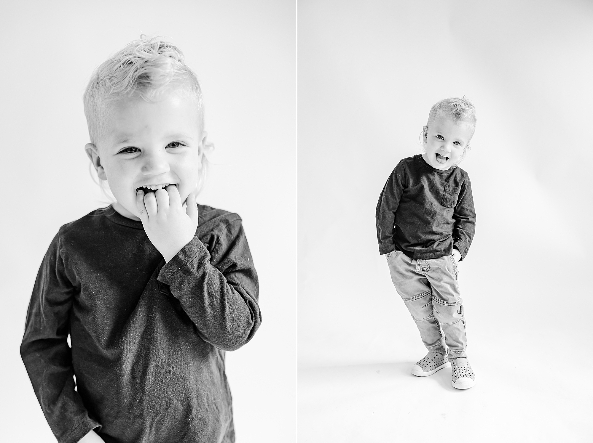 studio personality portraits for toddler